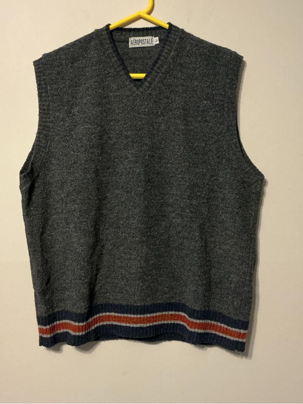 Y2K Aeropostale Gray Sweater Vest